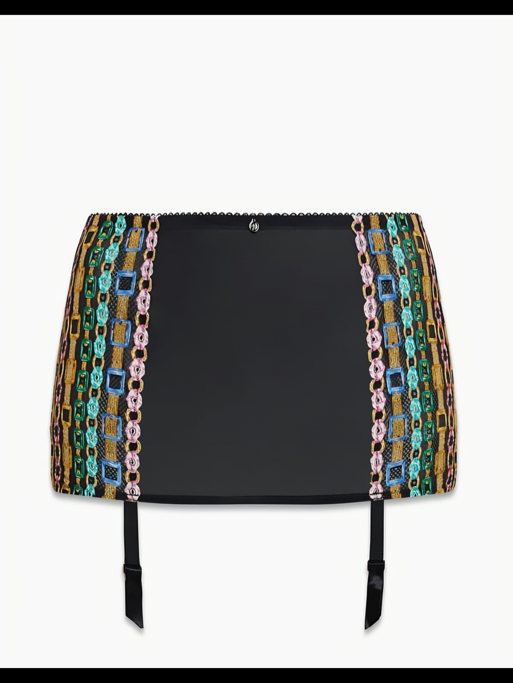 Savage X Fenty 'Chained in Lace' Garter Skirt